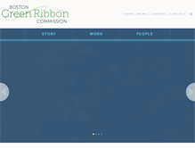 Tablet Screenshot of greenribboncommission.org